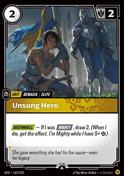 Unsung Hero - SFD-167-p - Promotional Cards - Riftbound card